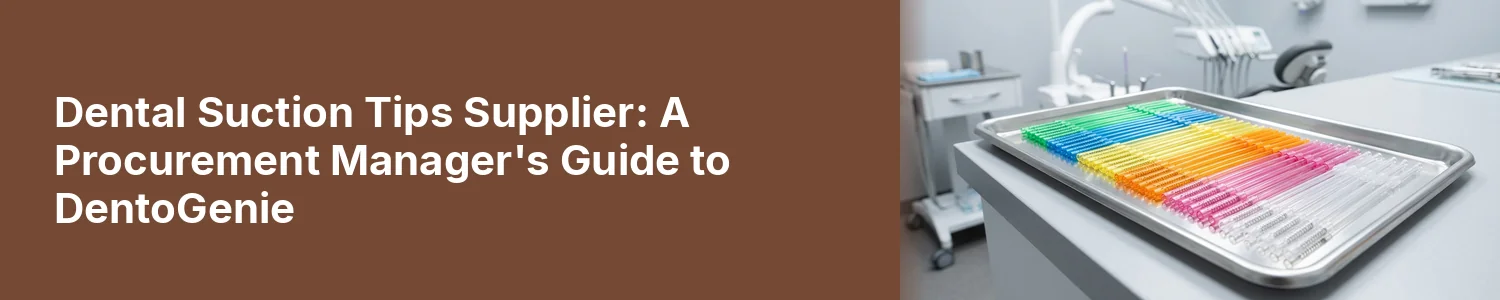 Dental Suction Tips Supplier: A Procurement Manager's Guide to ...