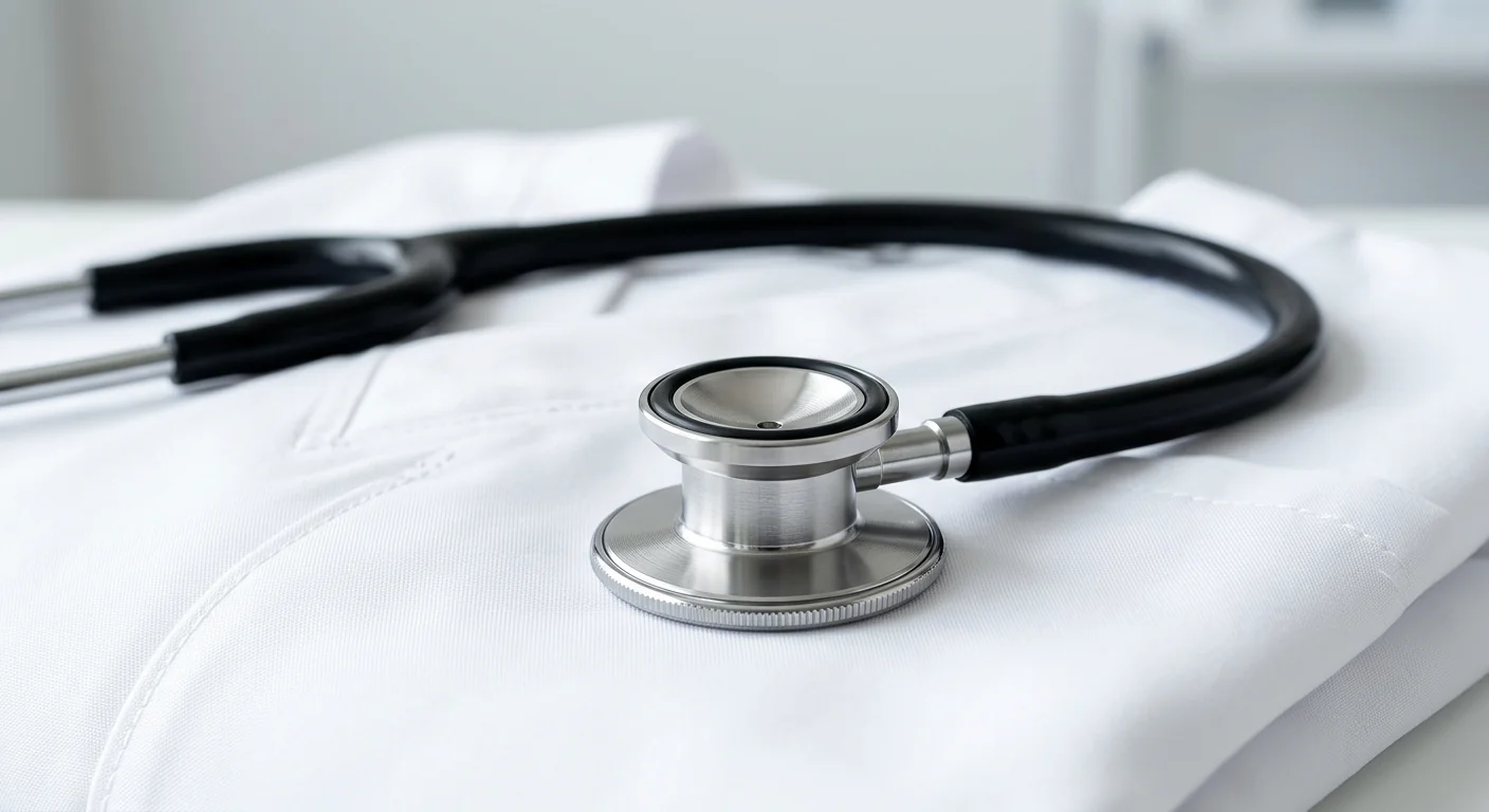 Professional black tube Littmann Classic III stethoscope with stainless steel chestpiece for clinical use.