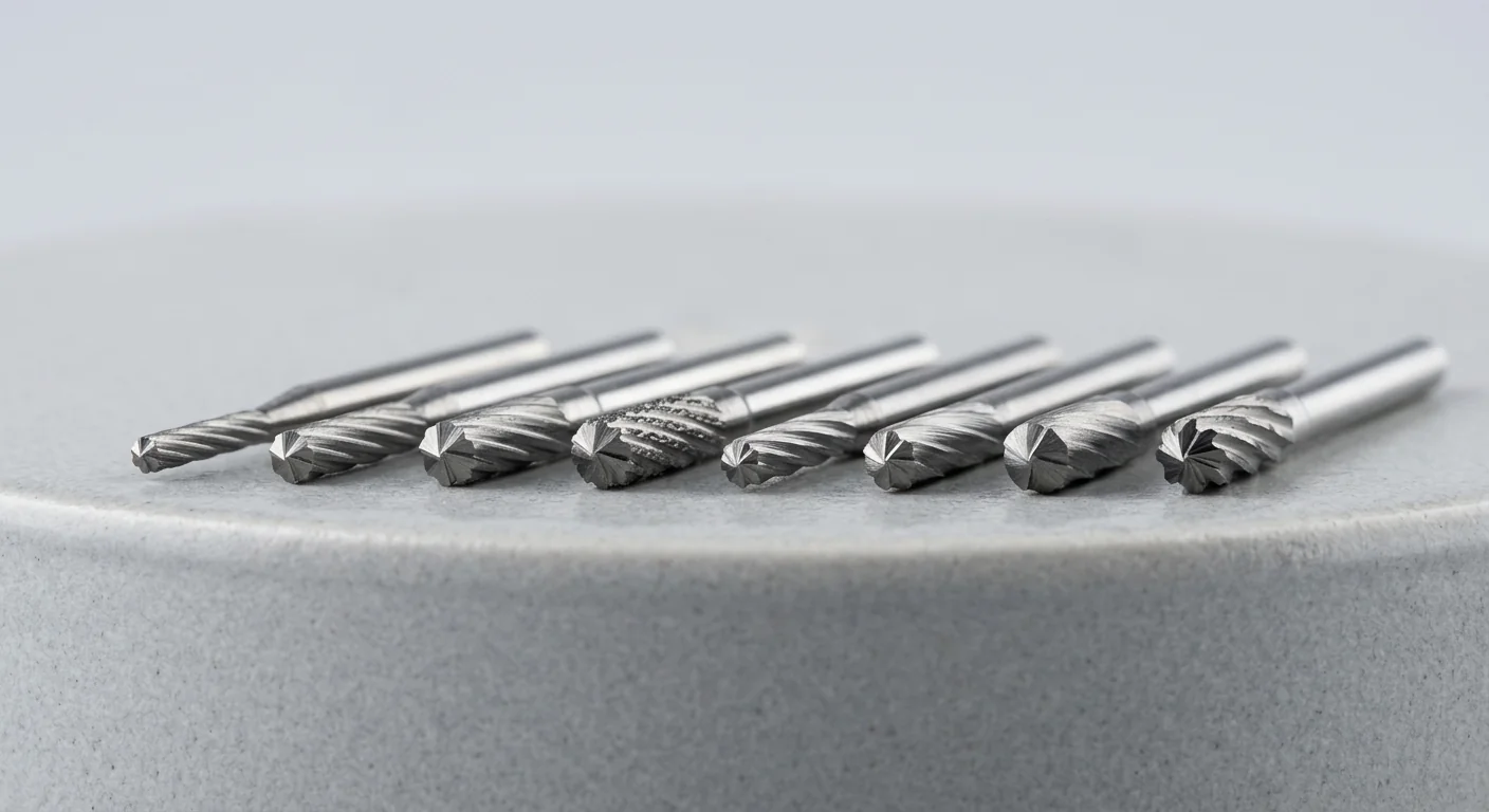 Comparison of different head shapes for straight fissure dental diamond burs in a clinical setting.