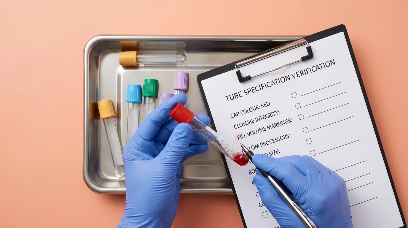 Comparing different non vacuum blood collection tubes based on additive type and cap design.