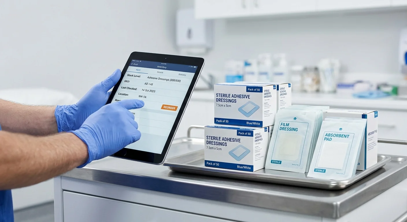 Internal needs assessment for sourcing IV cannula fixators and medical cannula adhesive supplies.
